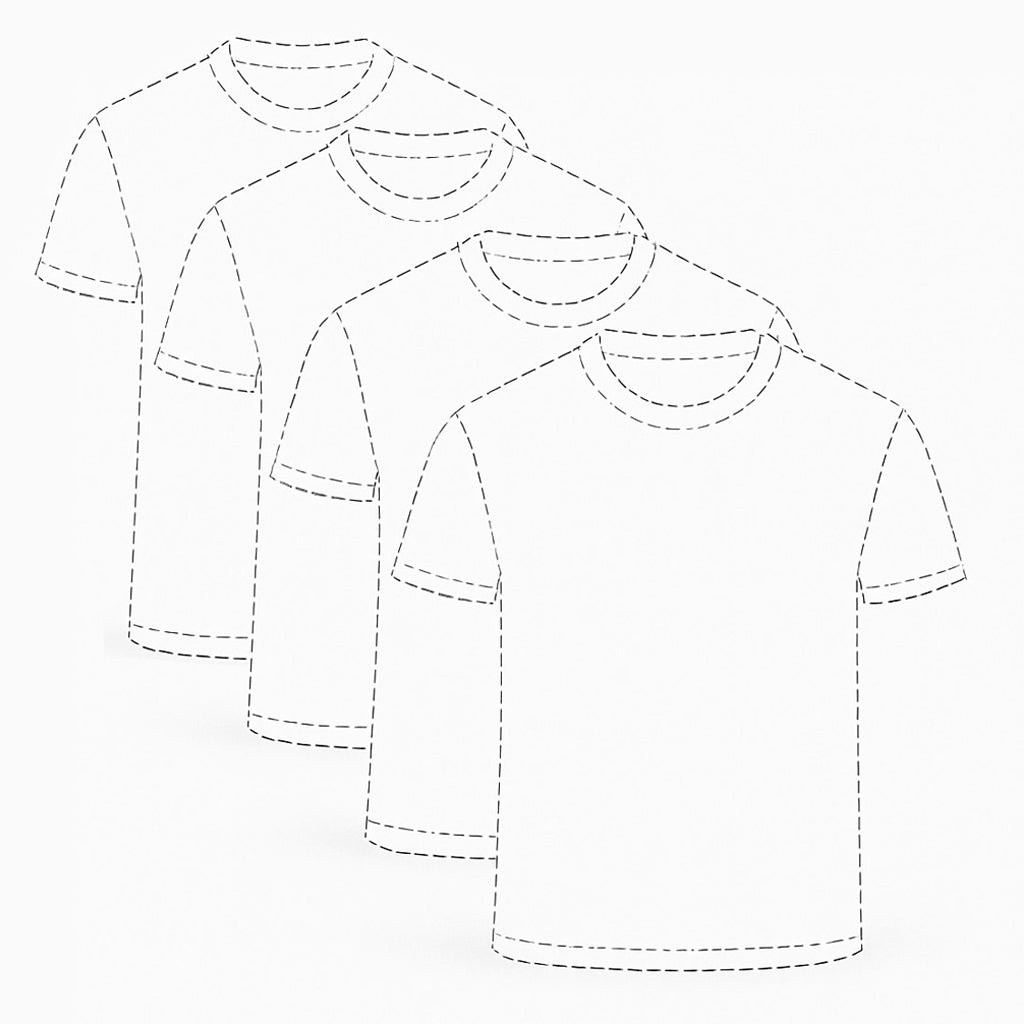 4-pack T-Shirt Custom Bundle