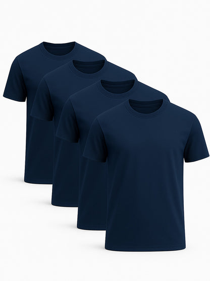 4-pack Navy T-Shirt