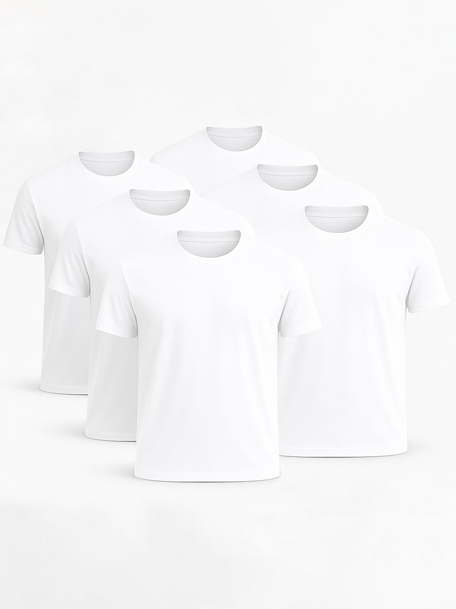 6-pack White T-Shirt